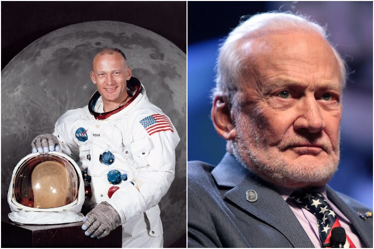 Older celebrities who have been in space.