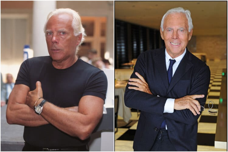 Older celebrities who like pasta.