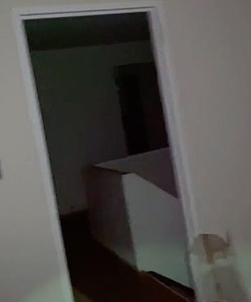 Samantha Hartsoe New York Apartment Behind Bathroom Mirror