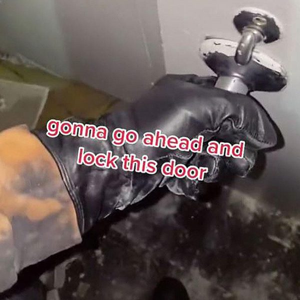 Young Woman Hidden Apt Secret Mirror Tik Tok