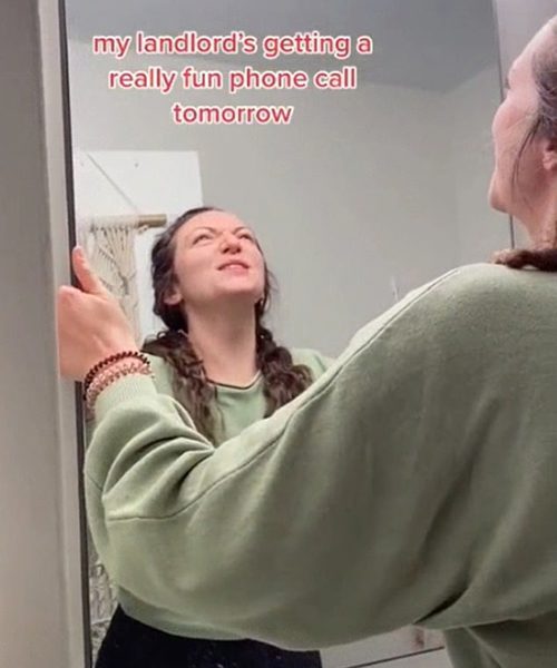 Samantha Hartsoe New York Apartment Behind Bathroom Mirror