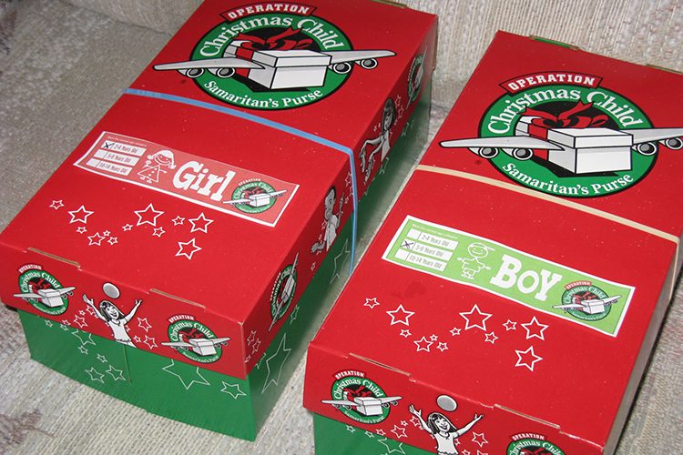 Operation Christmas Child Couple Married Today