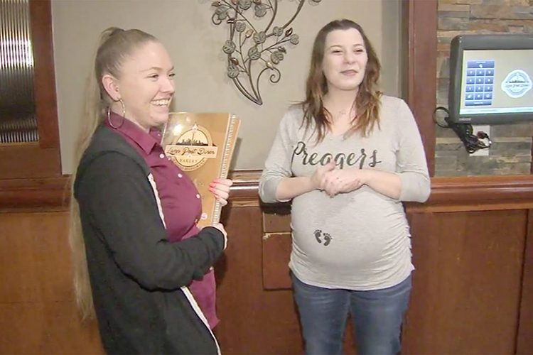 Mysterious Police Officer Pregnant Waitress Message Note