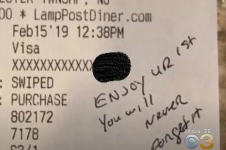 Anonymous Cop Courtney Cadigan Courtney English $100 Tip