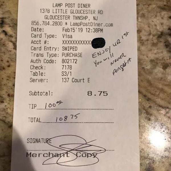 Mysterious Police Officer Pregnant Waitress Message Note