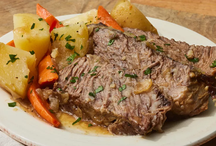 The basics of chuck roast recipe.